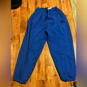 ⭐️sold⭐️Stussy x Nike acid wash Royal blue sweatpants